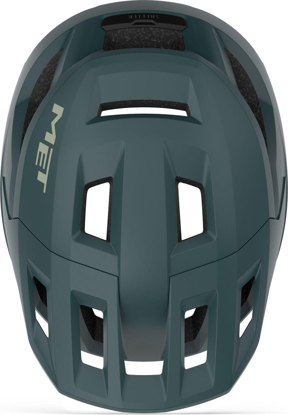 Met Shelter MTB Helm Blauw 4/4