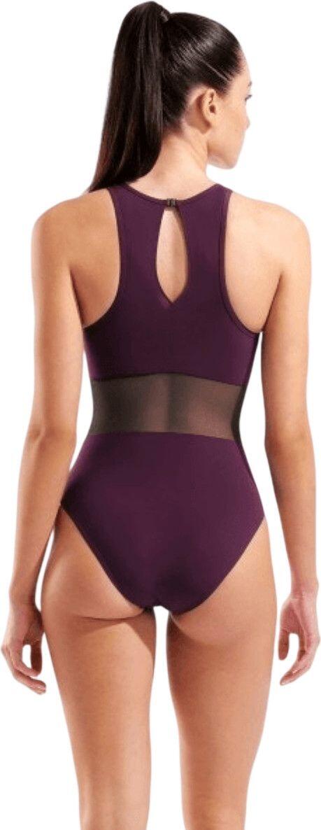Costume da bagno donna Arena Mesh Panels Dos Vent Donna Bordeaux 2/5