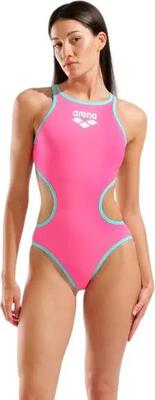 Costume da bagno Arena One Big Logo Viola/Corail Donna