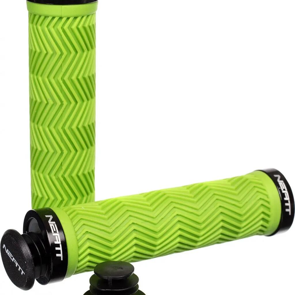 Neatt Grips Lock On Neon Green