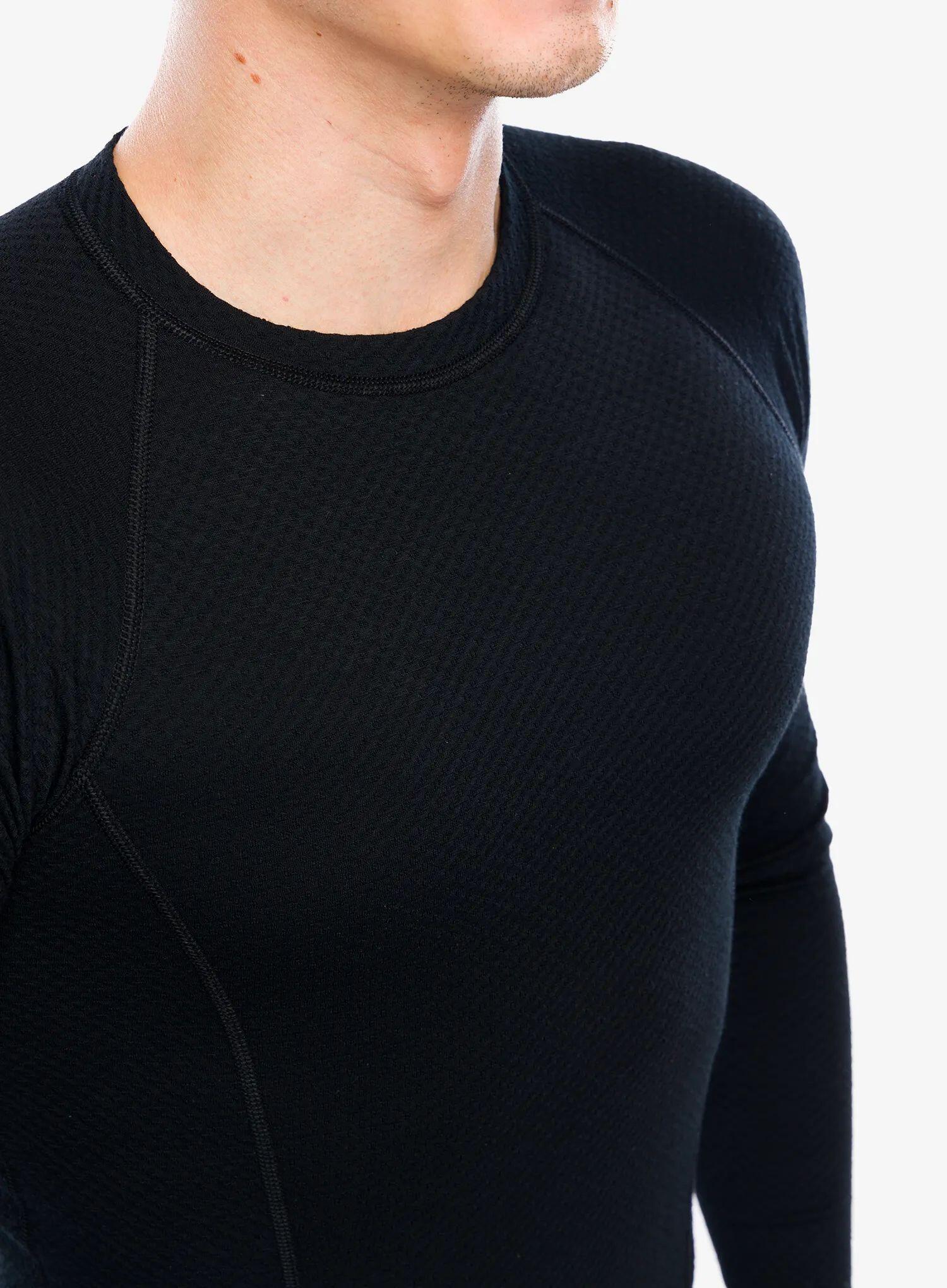 SENSOR Termoaktywna bluzka męska MERINO DF TEE LS-M-Czarny 5/6