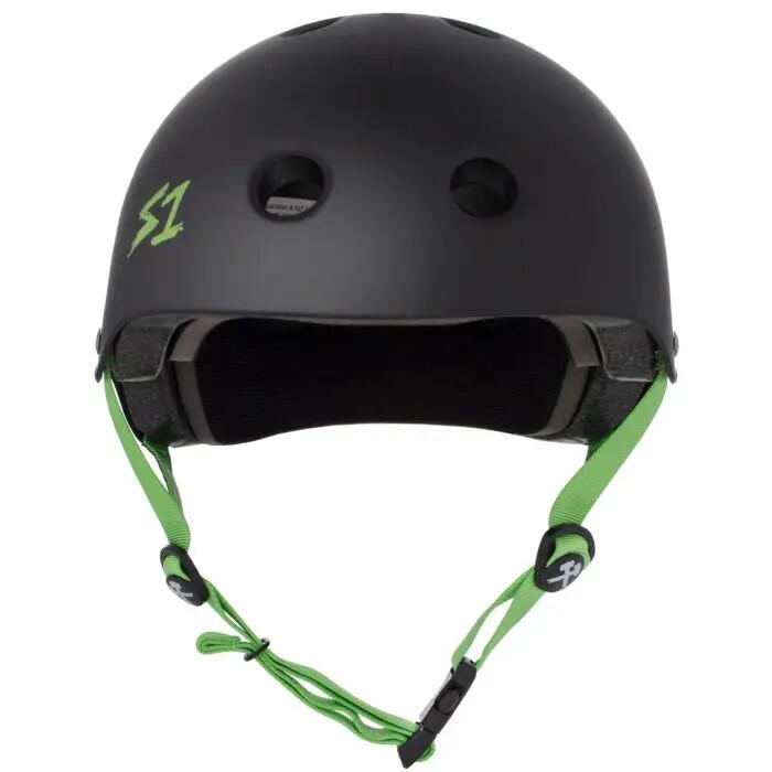 Protezioni Lifer Nero Opaco Verde Brillante Cinghie L S ONE 6/6