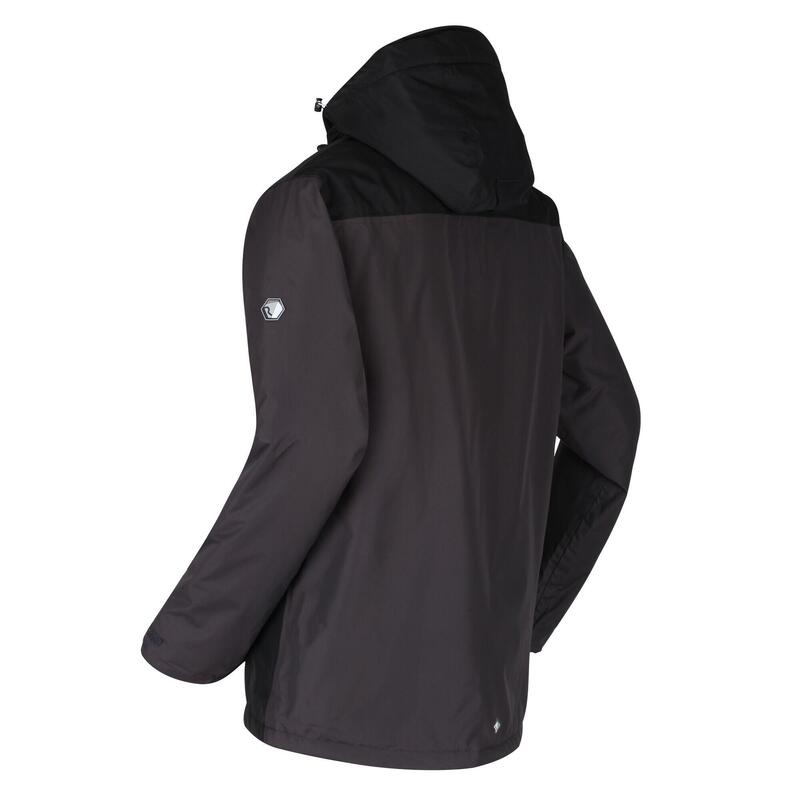 Outdoorjacke Thornridge II Herren Asche/Schwarz