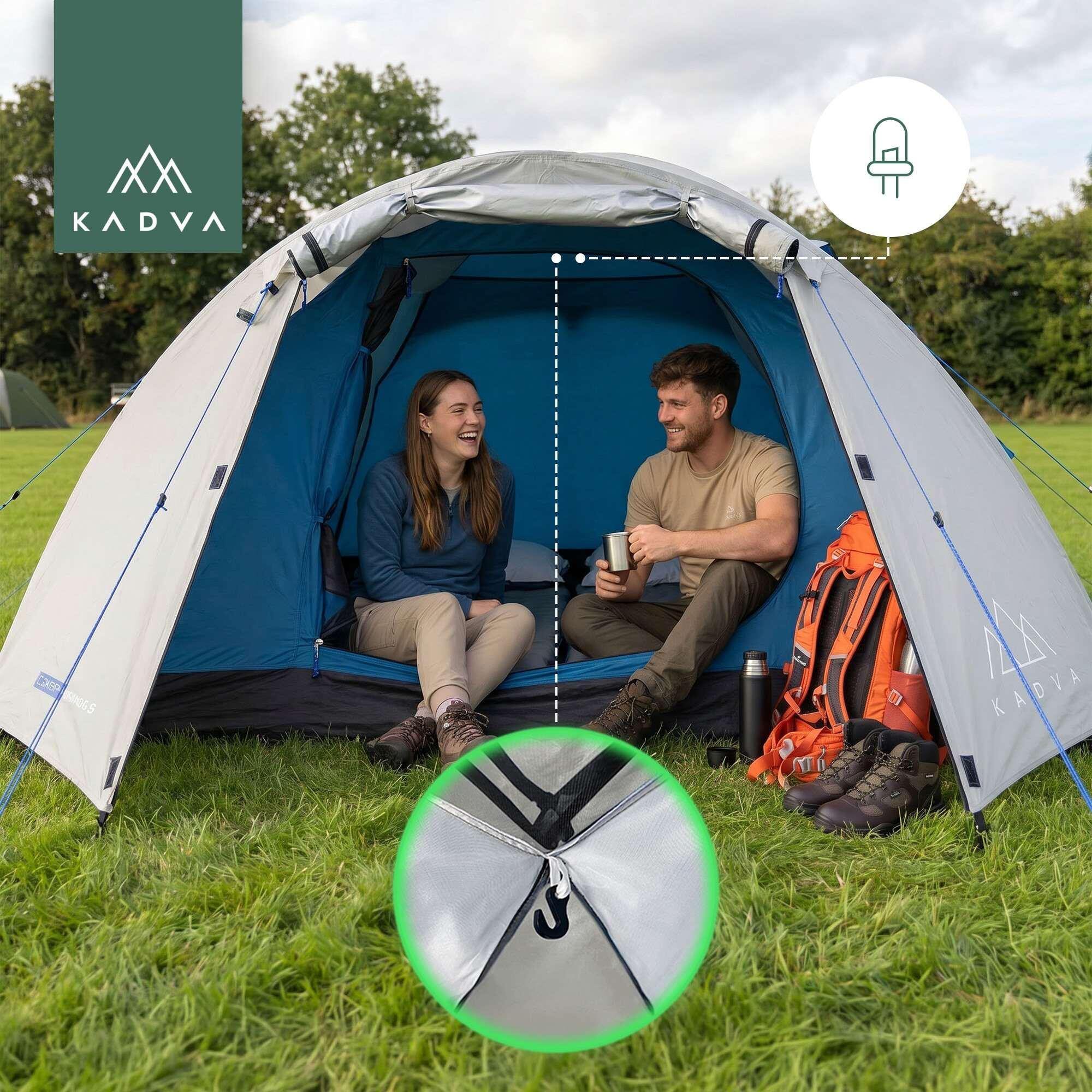 Tenda da campeggio 4 posti KADVA CAMPdome 4 7/7