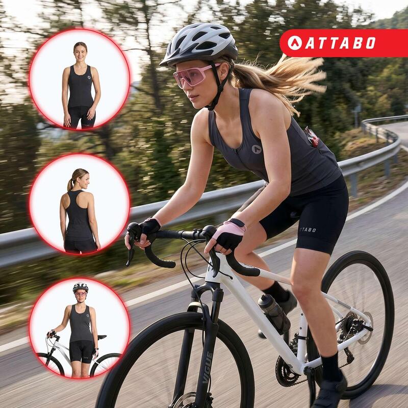 Tricou de ciclism pentru femei ATTABO Vera