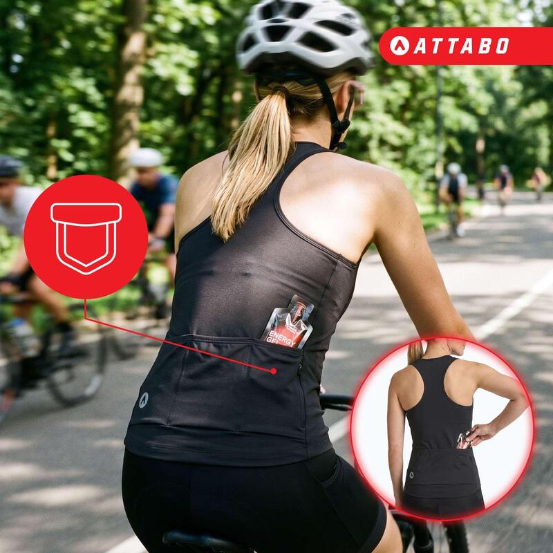 Tricou de ciclism pentru femei ATTABO Vera