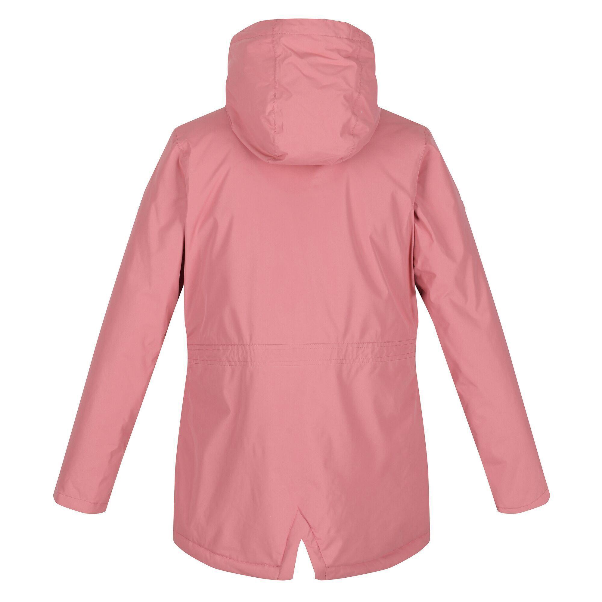 Womens/Ladies Brigida Waterproof Jacket (Dusty Rose) 2/5