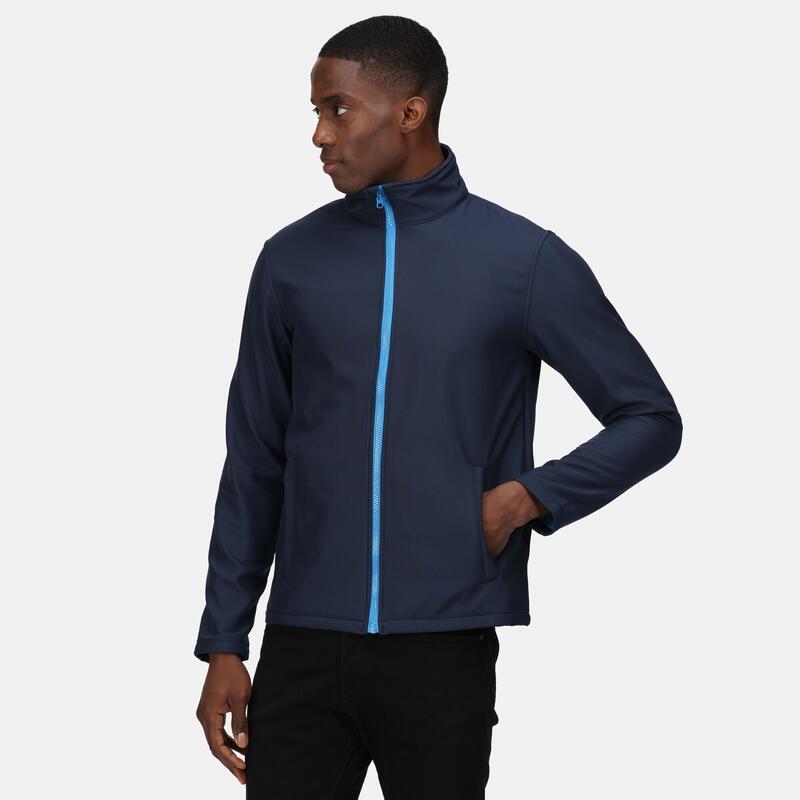 "Eco Ablaze" Softshelljacke für Herren Marineblau/Graublau