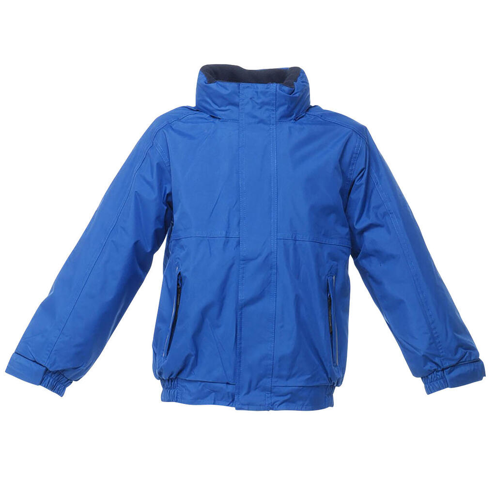 Kids/Childrens Waterproof Windproof r Jacket (Royal Blue/Navy)
