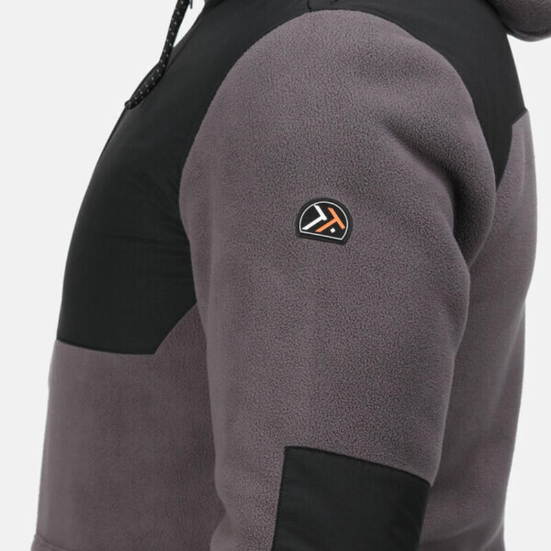 Veste à capuche GARRISON Homme (Gris / Noir)