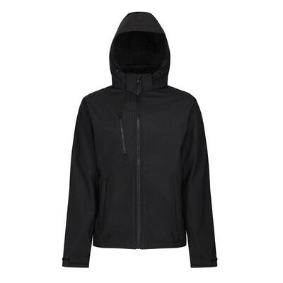 Heren 3 layer membrane soft shell jas (afdichting grijs/zwart)