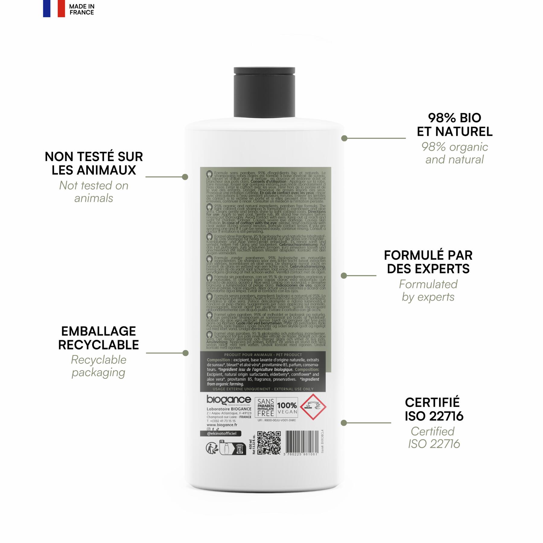 Shampooing robe claire Ekinat 4/7