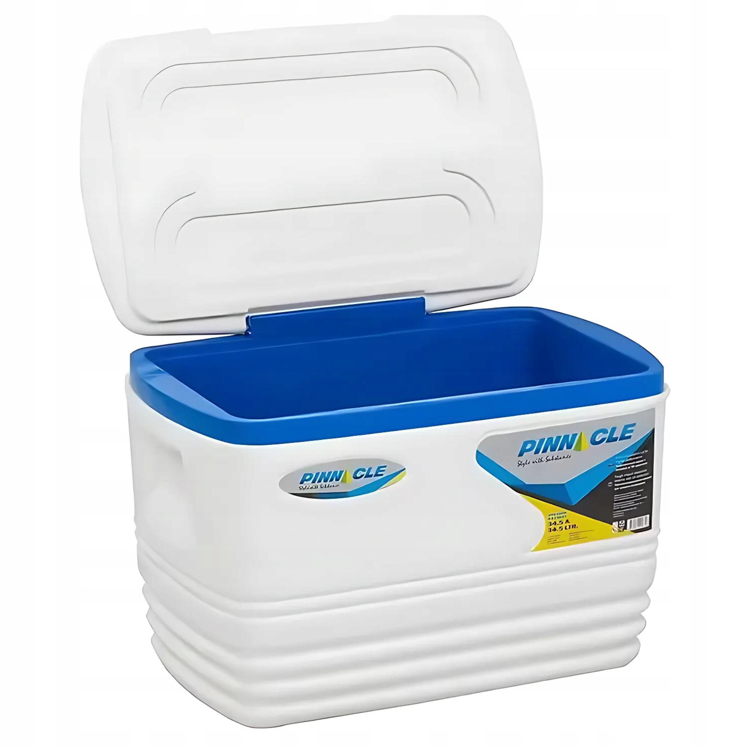 Lodówka Turystyczna 34,5L Biała Pinnacle + wkłady chłodzące 2x330ml + bidon 4/7