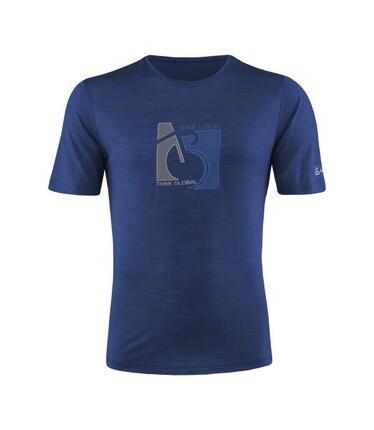 M PRINTSHIRT BIKE MERINO-TENCEL(TM)