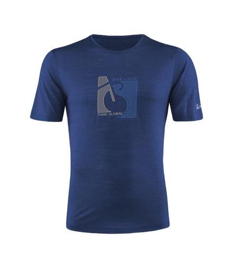 M PRINTSHIRT BIKE MERINO-TENCEL(TM)