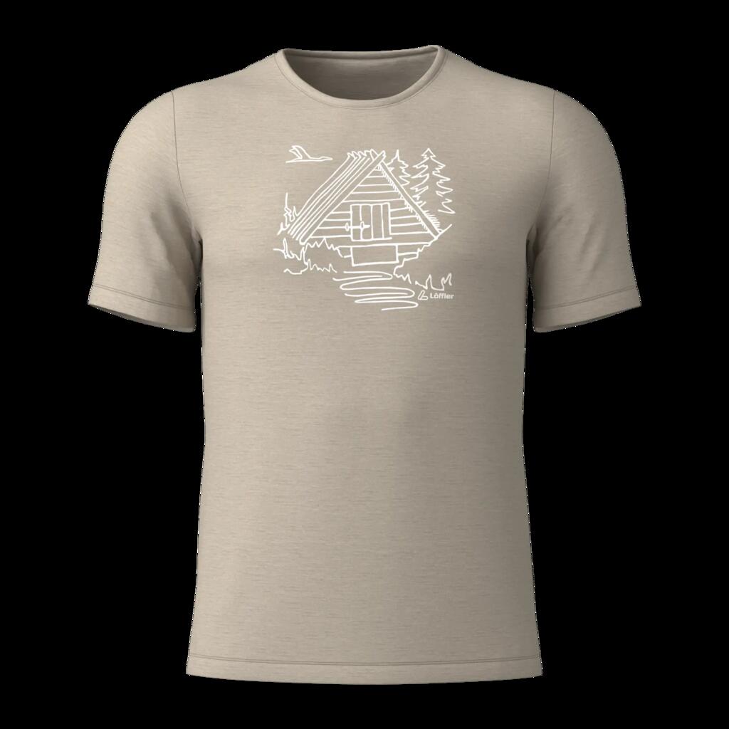 M PRINTSHIRT COTTAGE MERINO-TENCEL(TM)