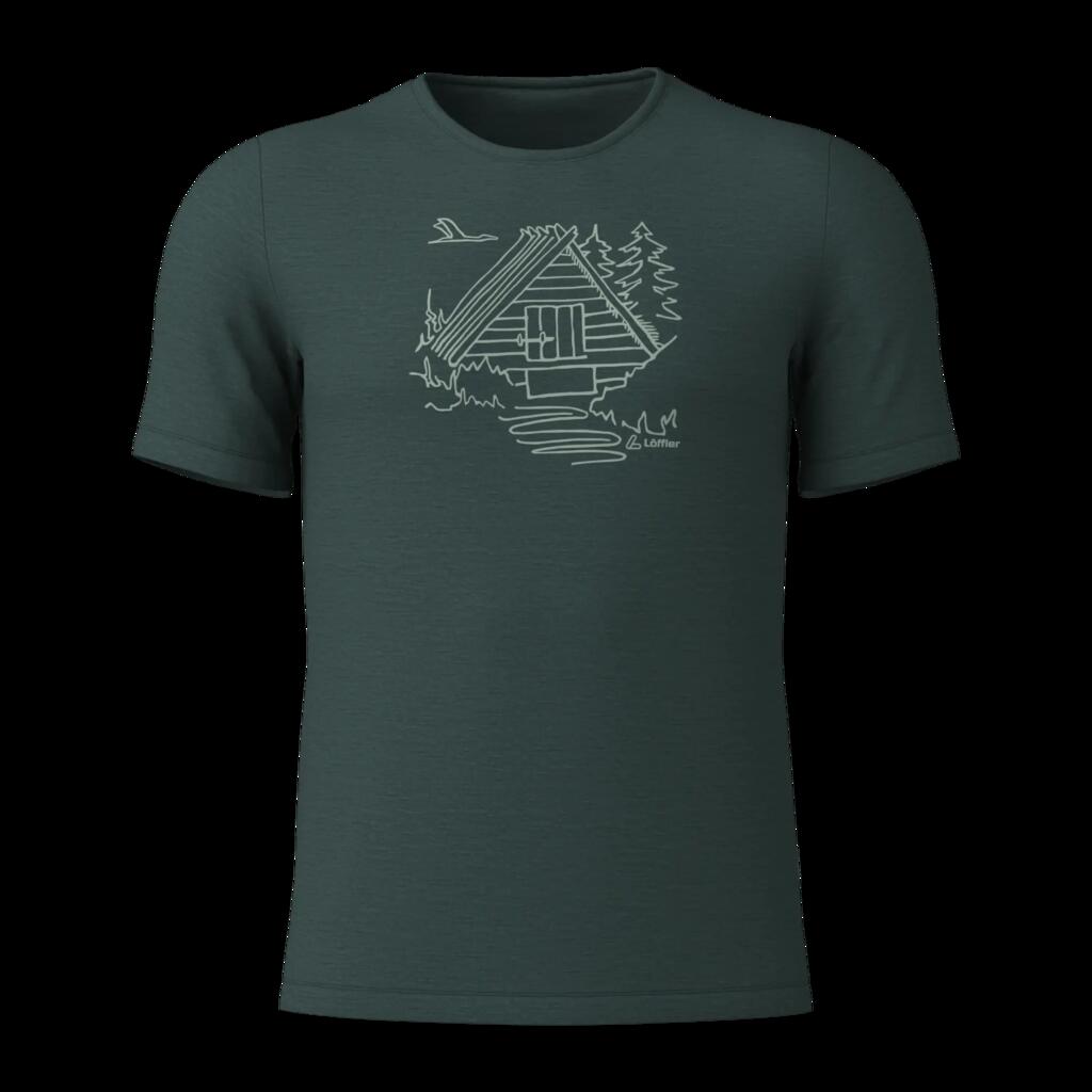 M PRINTSHIRT COTTAGE MERINO-TENCEL(TM)