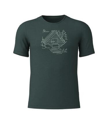 M PRINTSHIRT COTTAGE MERINO-TENCEL(TM)