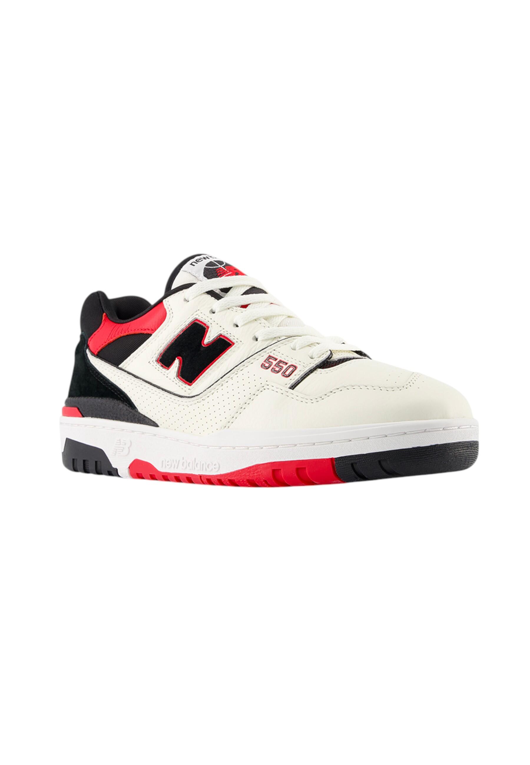 New Balance - Zapatillas Scarpa Lifestyle - Unisex - Leather/Suede - WHITE/RED e 2/5