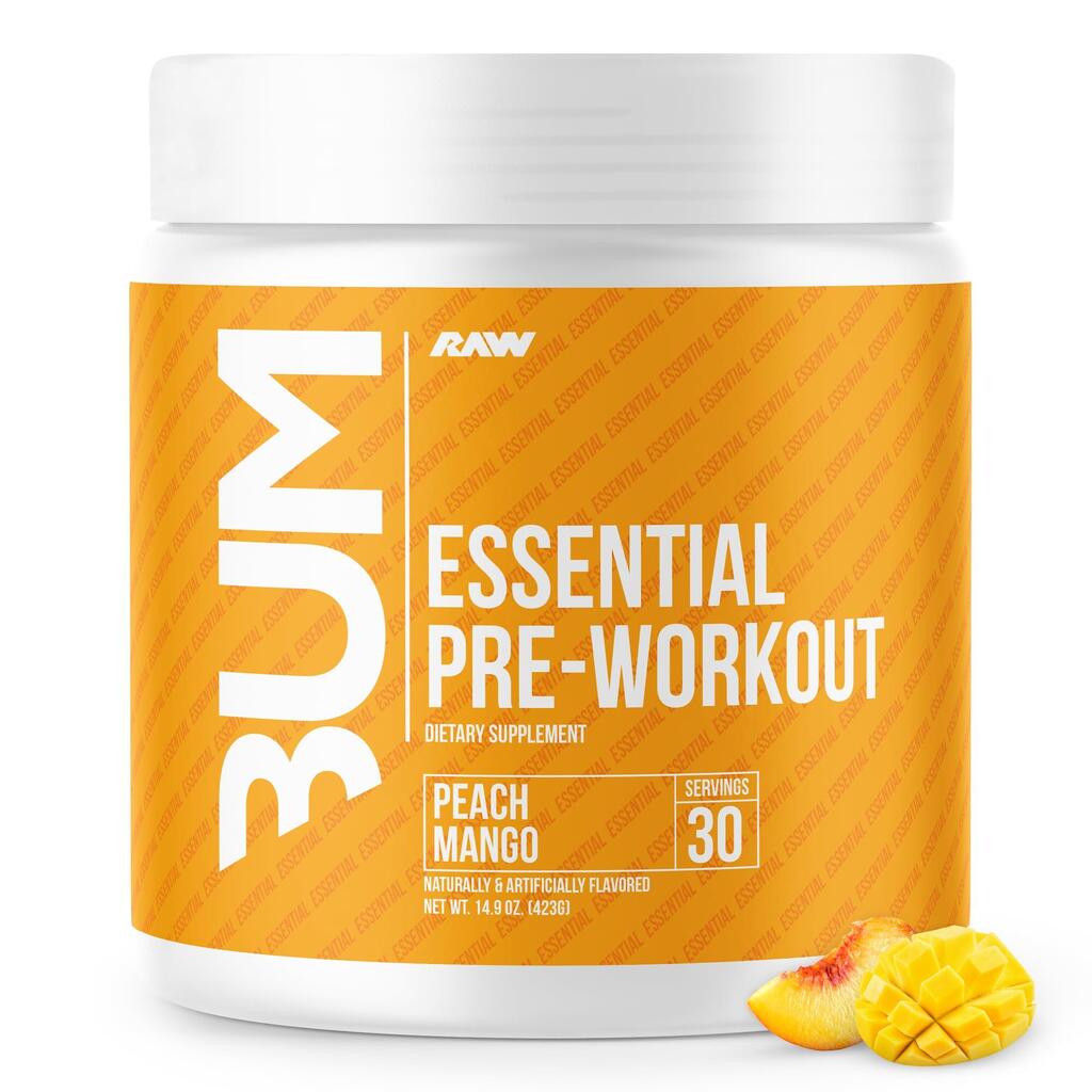 RAW Nutrition CBUM Essential Pre 30 Servings Peach Mango
