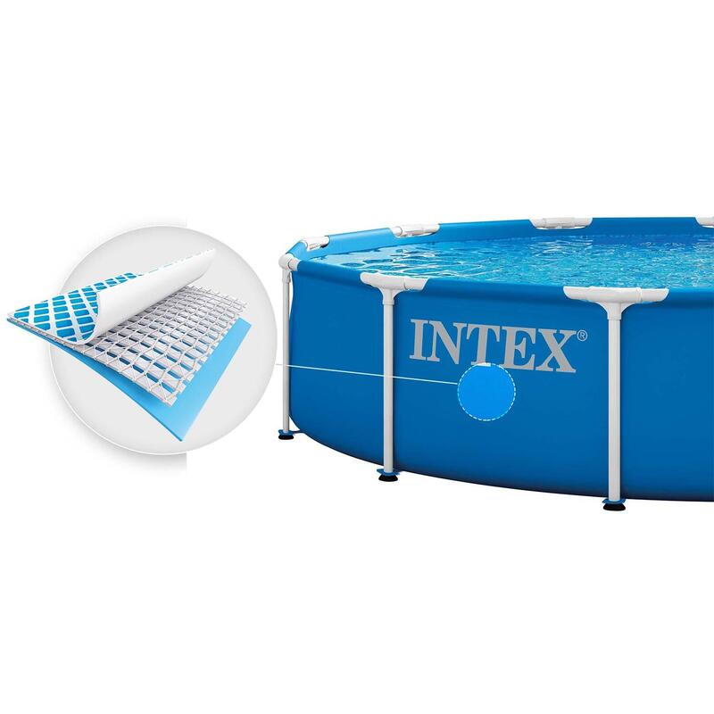 Basen ogrodowy stelażowy z pompą 366 cm Intex