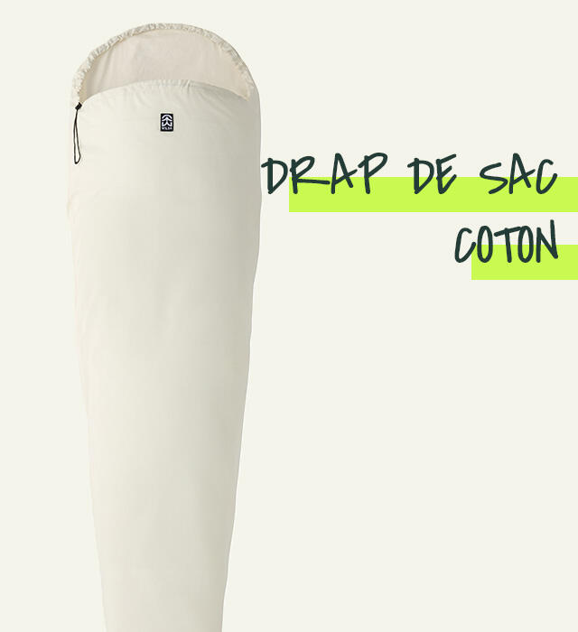 Drap de sac en coton sarco 4/4