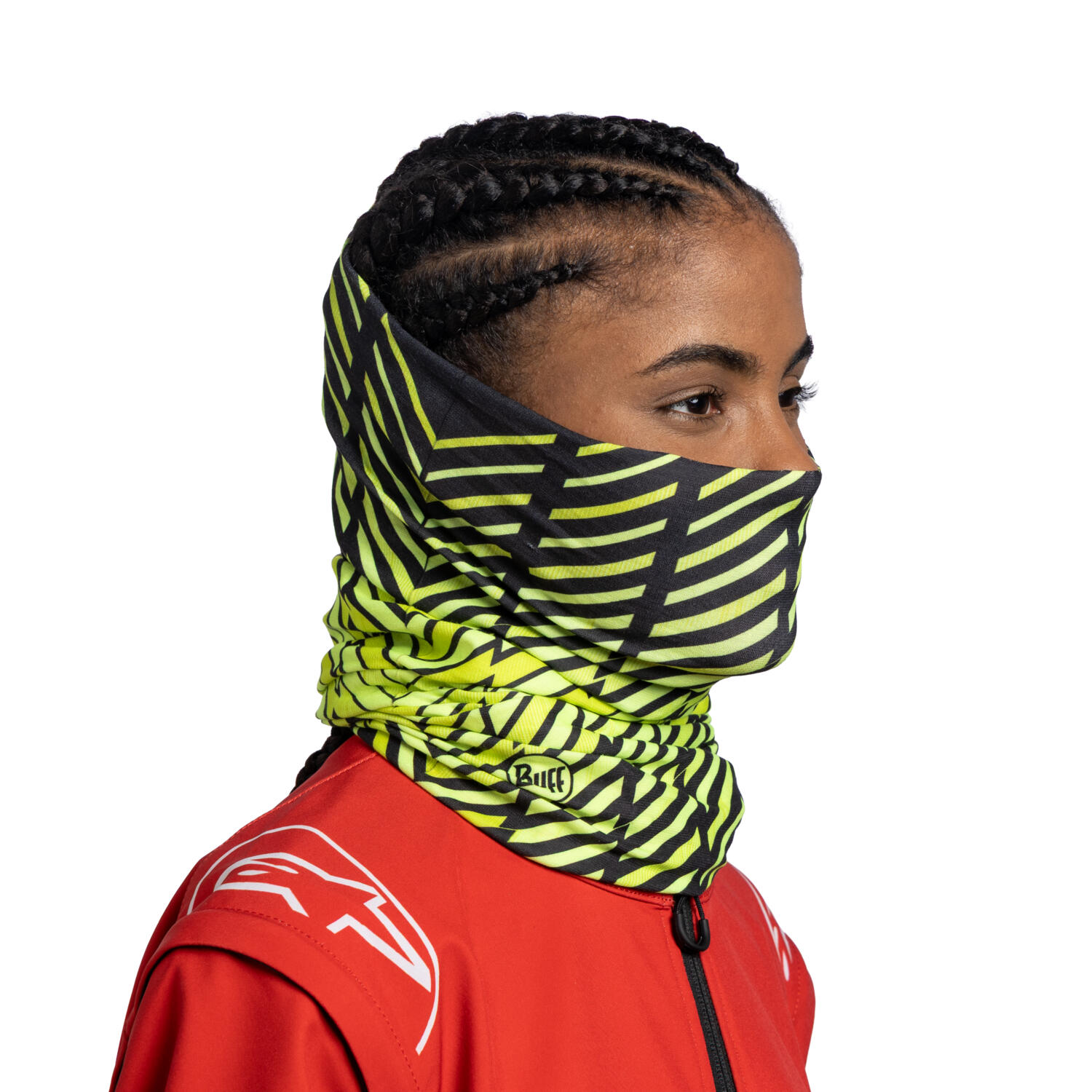 Bandana BUFF ORIGINAL ECOSTRETCH TANNER LIME 2/7