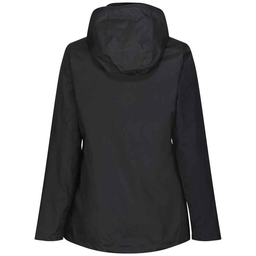 Womens/Ladies Classic Waterproof Padded Jacket (Black) 2/5