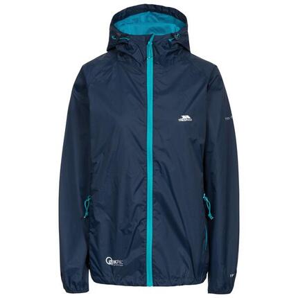 Dames waterdichte hoodie-jack met rits Trespass Qikpac