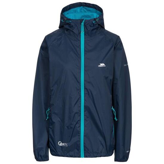 Dames waterdichte hoodie-jack met rits Trespass Qikpac