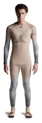 Maillot manches longues X-Bionic Invent Graphics Beige/Gris Homme 7/7