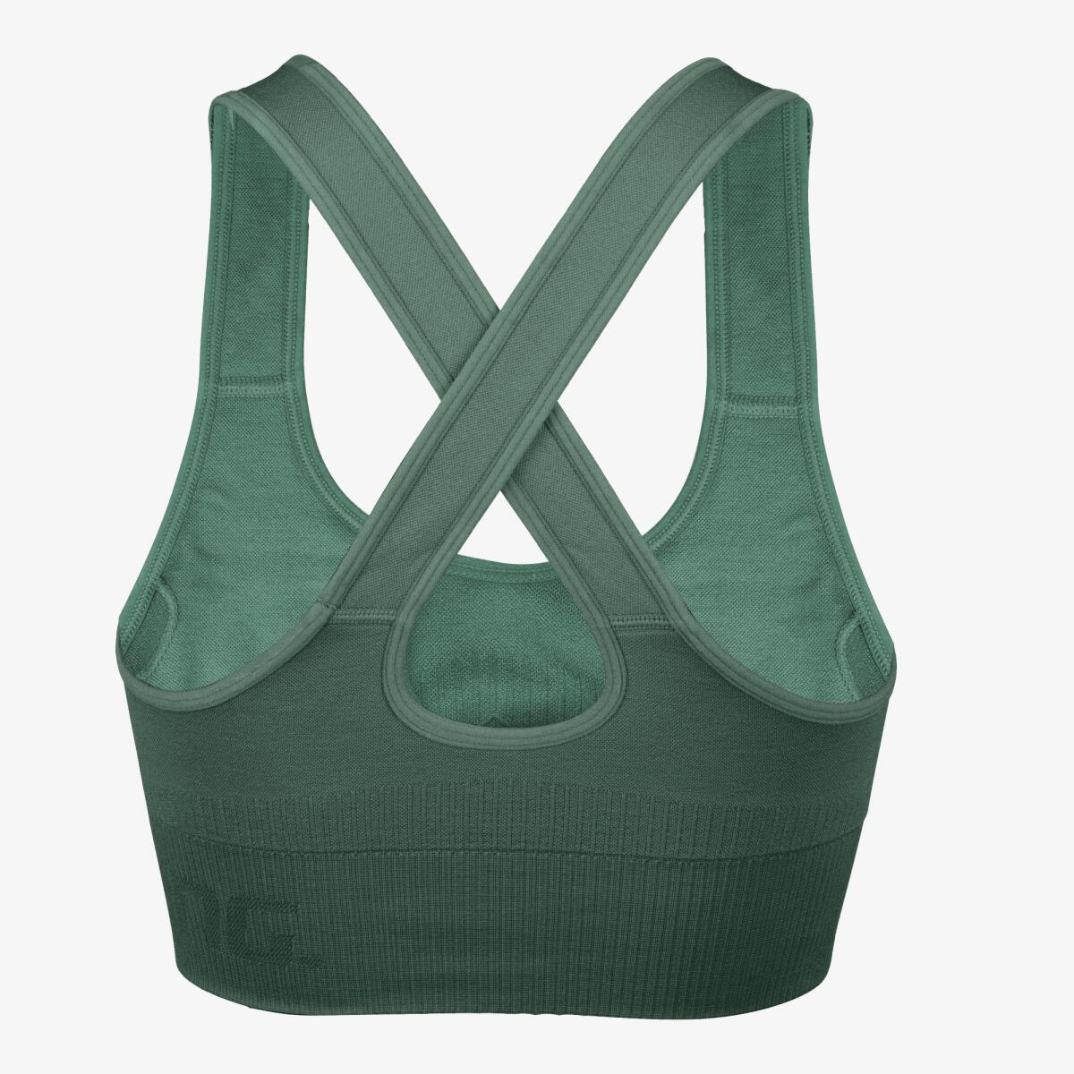 Dámská bezešvá sportovní podprsenka Seamless Bra zelená 7/7