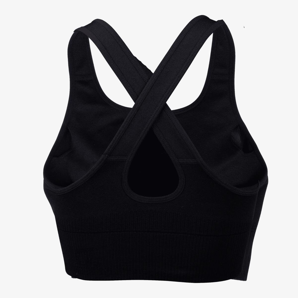 Dámská bezešvá sportovní podprsenka Seamless Bra černá 7/7