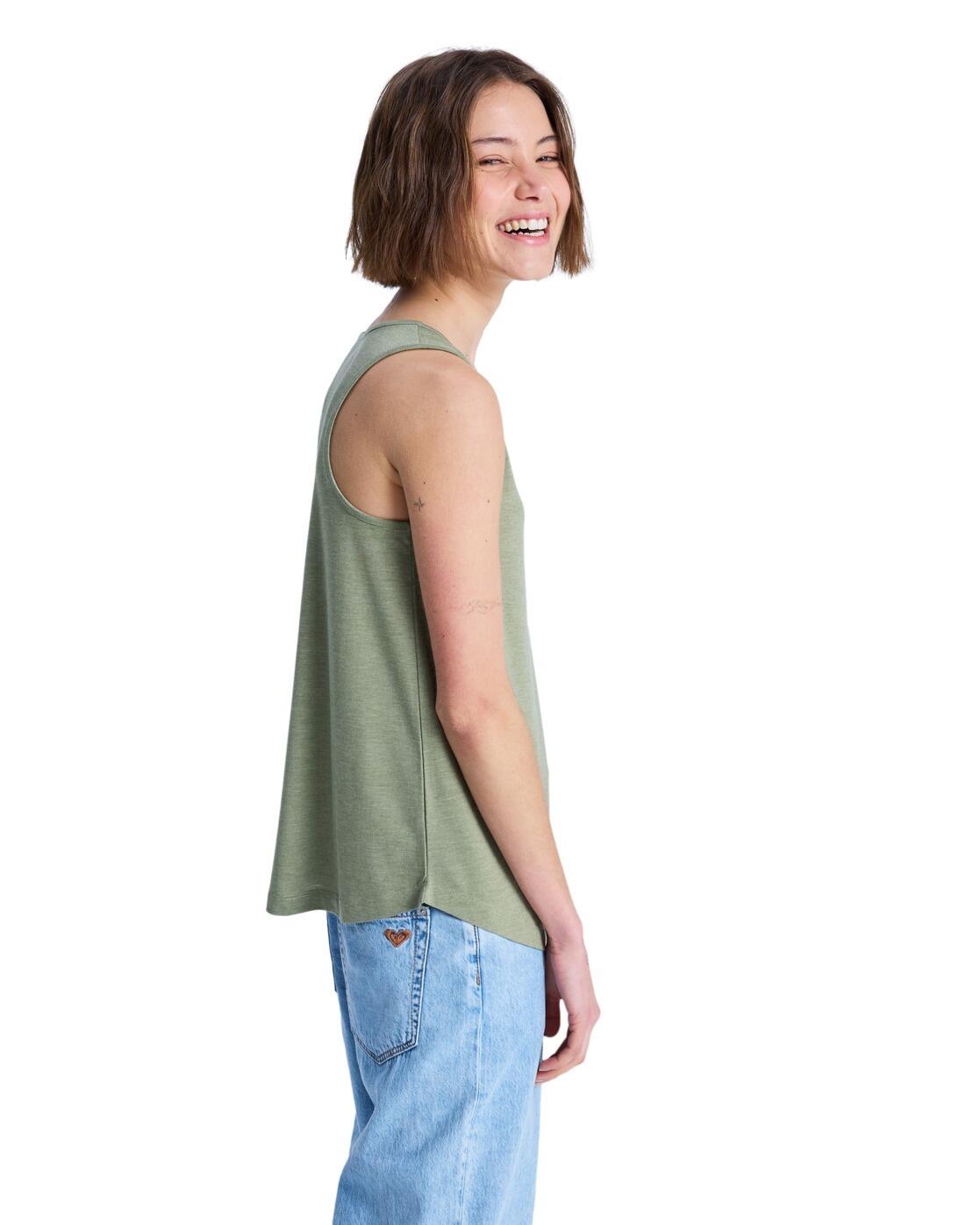 Ärmelloses T-Shirt SURFCLASSIC Grün Dames 3/4