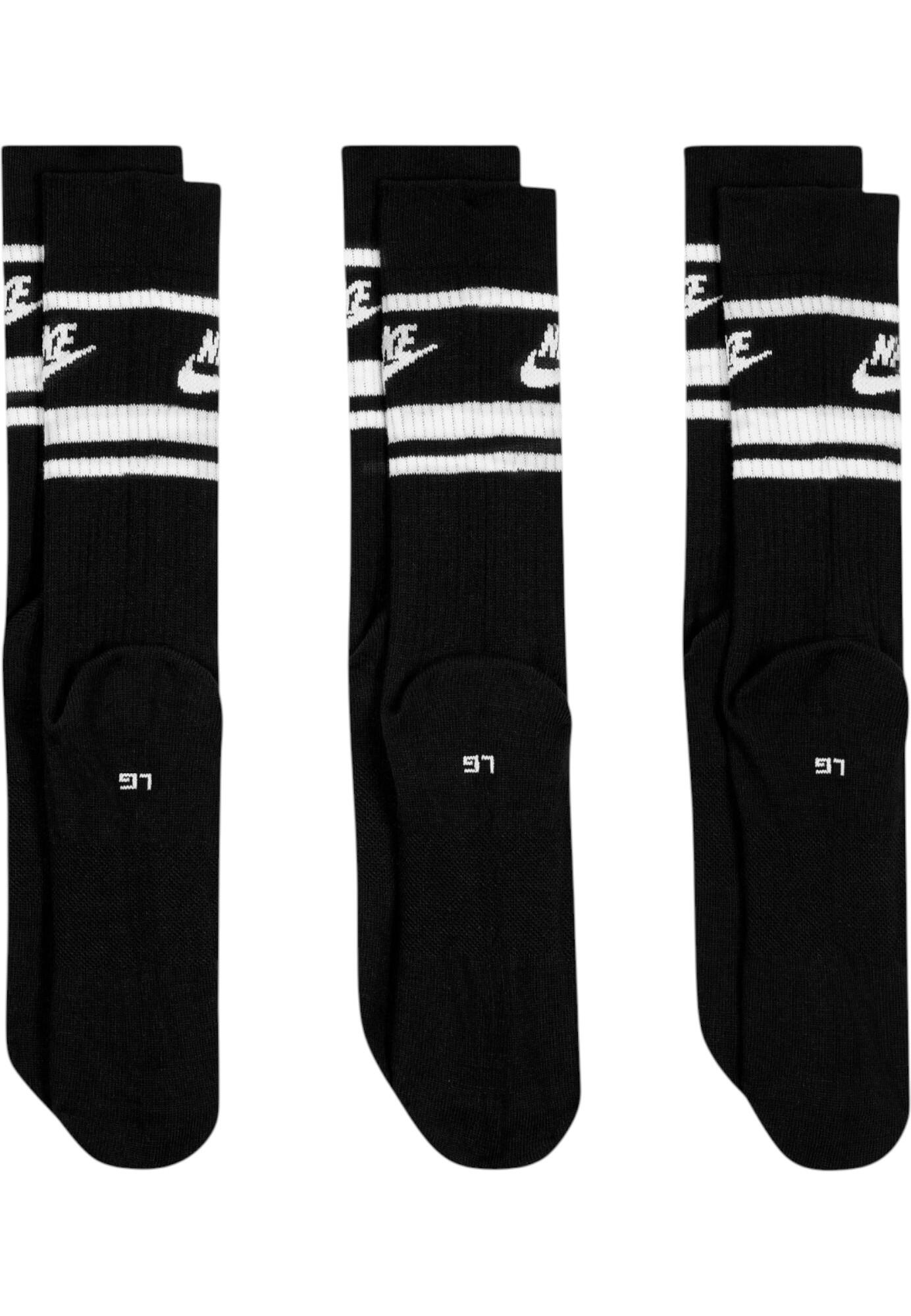 Nike Sportswear - Medias U NK NSW EVERYDAY ESSENTIAL CREW 3PR - 144 STRIPES en P 3/3