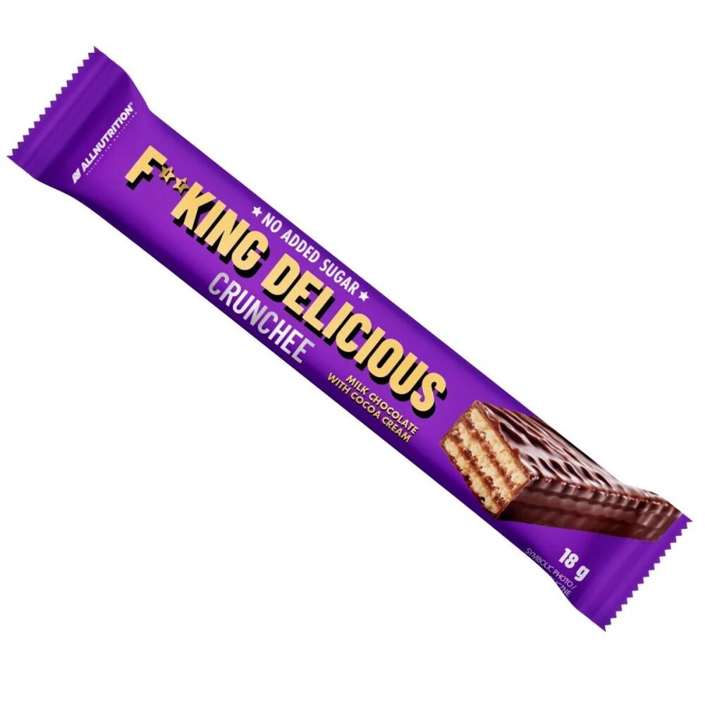 Allnutrition Fitking Delicious Crunchee 18g x10 Milk Chocolate Cocoa Cream