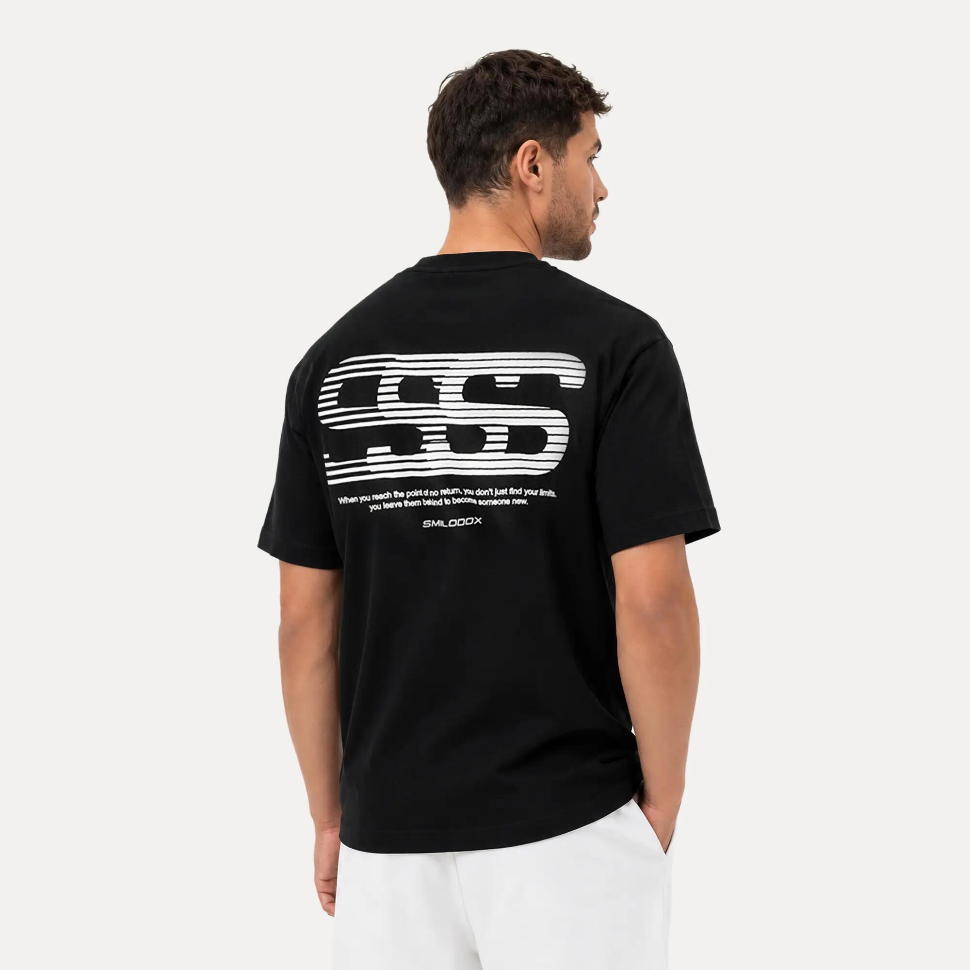 Unisex T-Shirt Lyam Schwarz 1/6