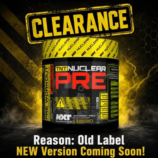 NXT Nutrition TNT Nuclear PRE 40 Servings Kiwi & Lime