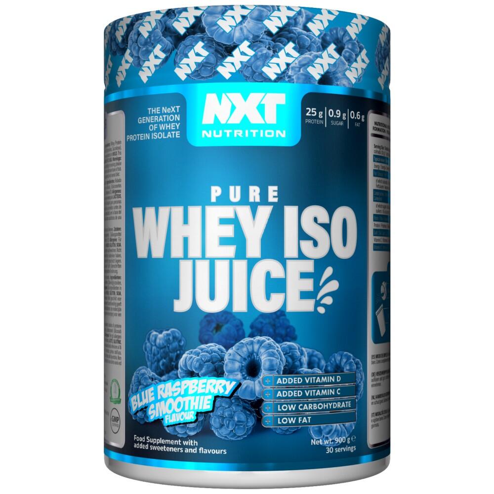 NXT Nutrition Pure Whey ISO Juice 900g blue raspberry