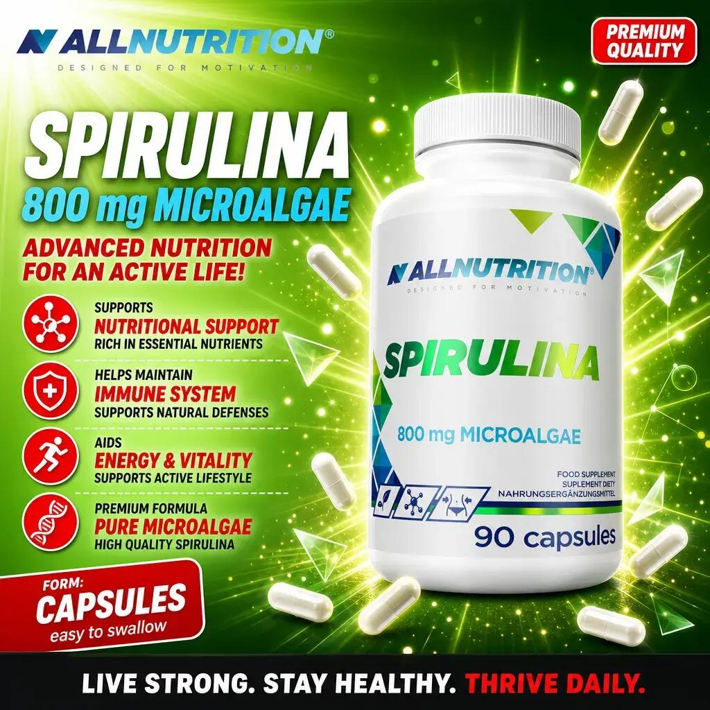 Allnutrition Spirulina 90 Caps 2/2