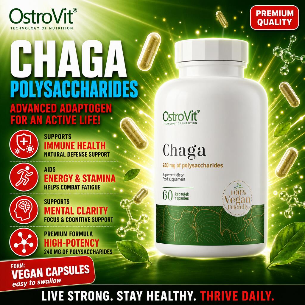 OstroVit Chaga 60 Vege Caps