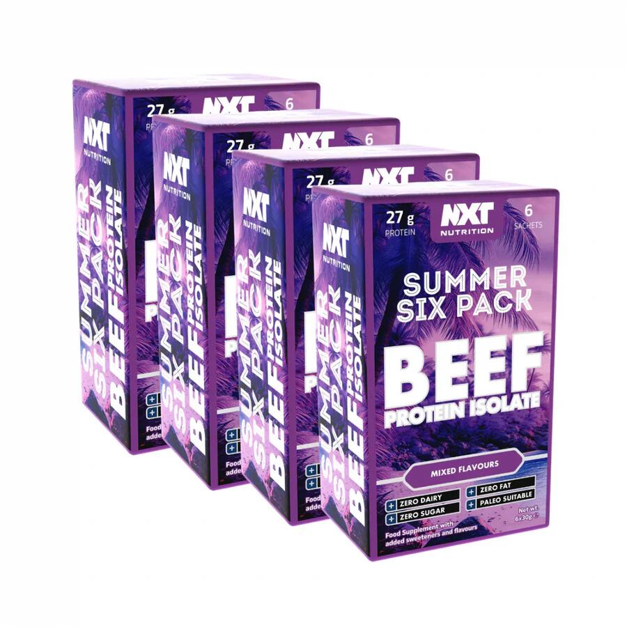 NXT Nutrition Beef Protein Isolate Summer Six Pack (6x30g)