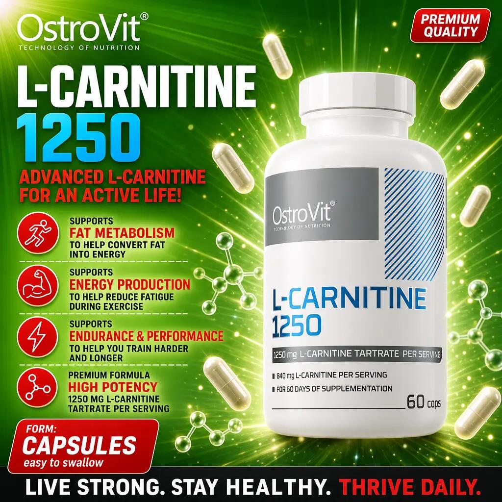 Carnitine Tartrato - 60caps - Ostrovit 2/2