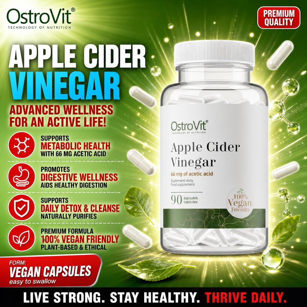 OstroVit Apple Cider Vinegar 90 Vege Caps