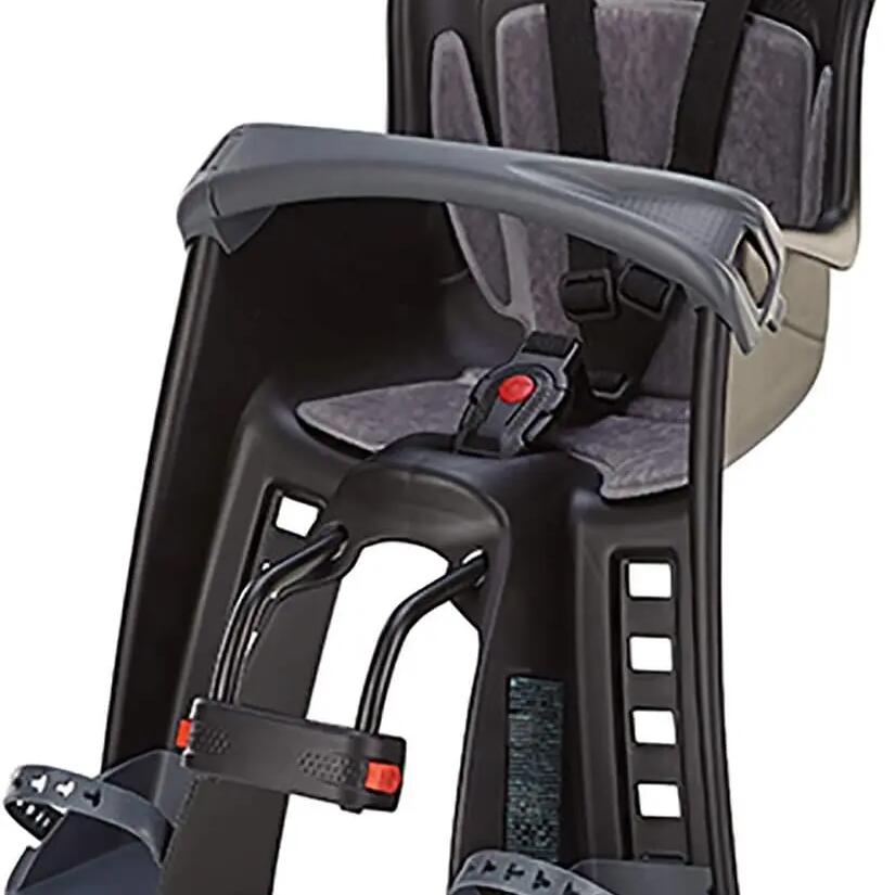 Polisport Bilby Junior Child Seat - Front Mount, Black-Gray