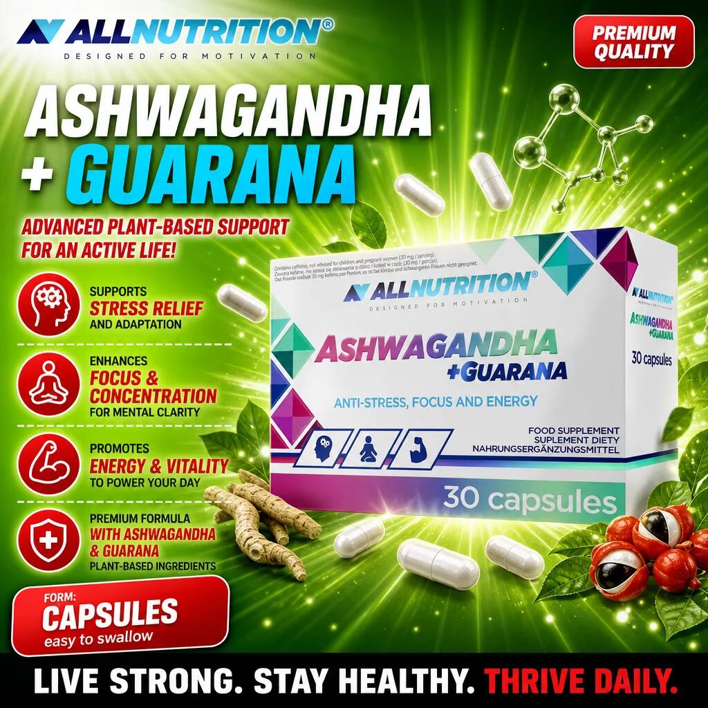 Adaptogen ASHWAGANDHA+ GUARANA 30 kapsułek 2/2
