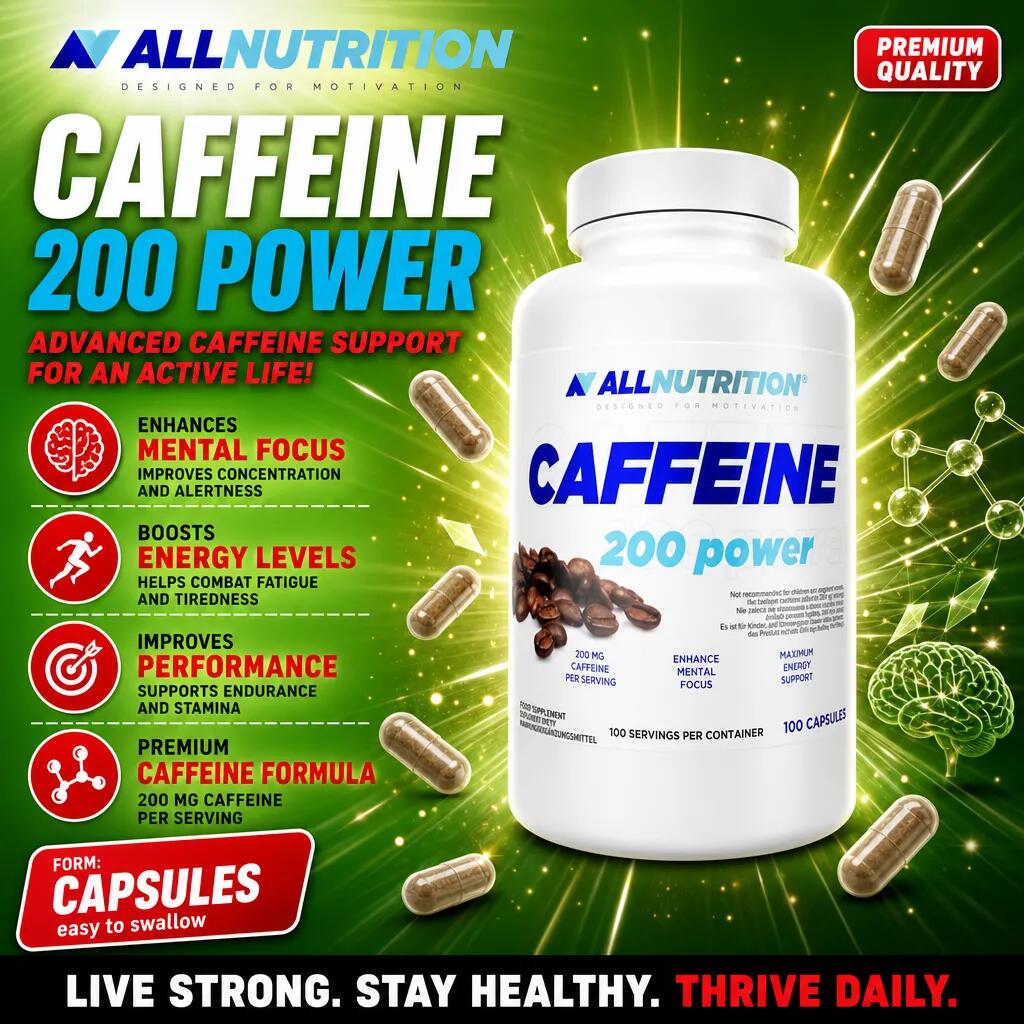 Allnutrition Caffeine 200 POWER 100 Caps