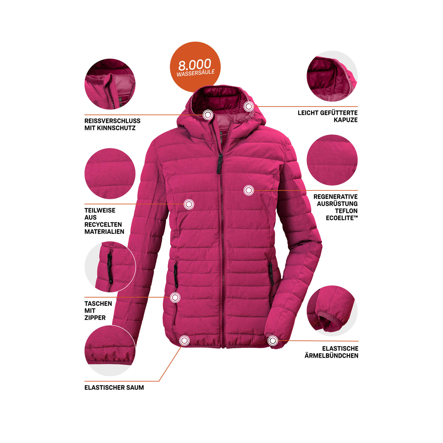 Doudoune femme Killtec GW 49 5/6