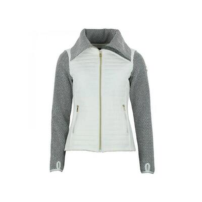 Fleece voor dames met gewatteerde inzetstukken peak mountain