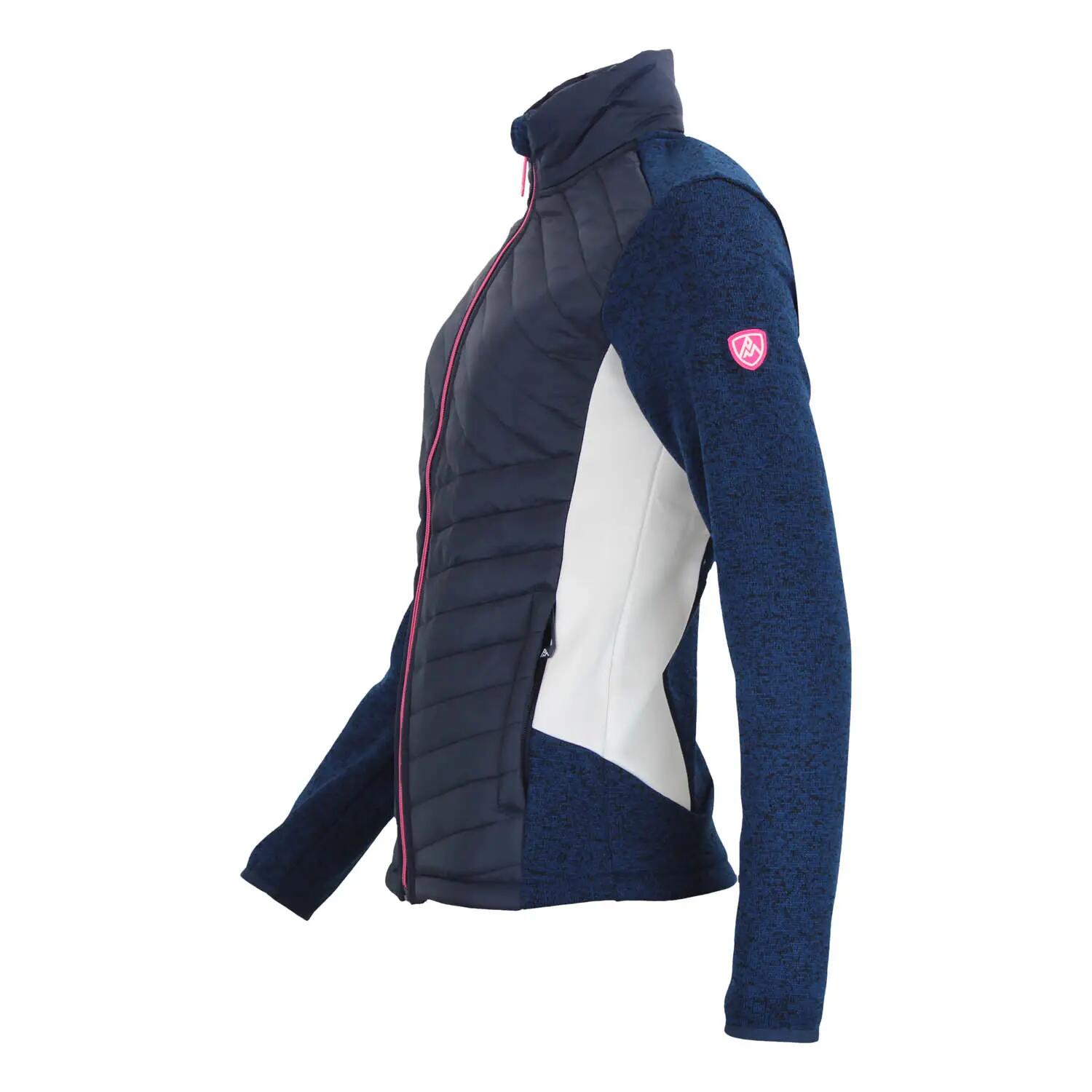 Giacca in pile con inserti trapuntati donna Peak Mountain Apony 3/5